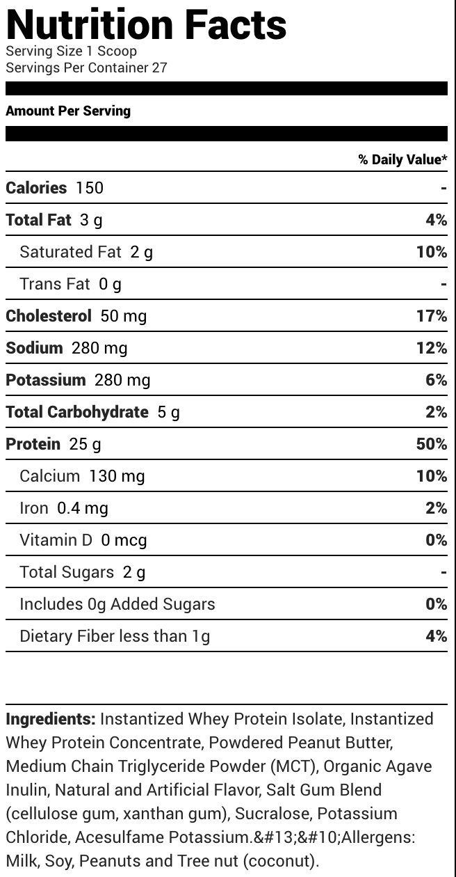 Ryse Supplements Loaded Protein Skippy Peanut Butter