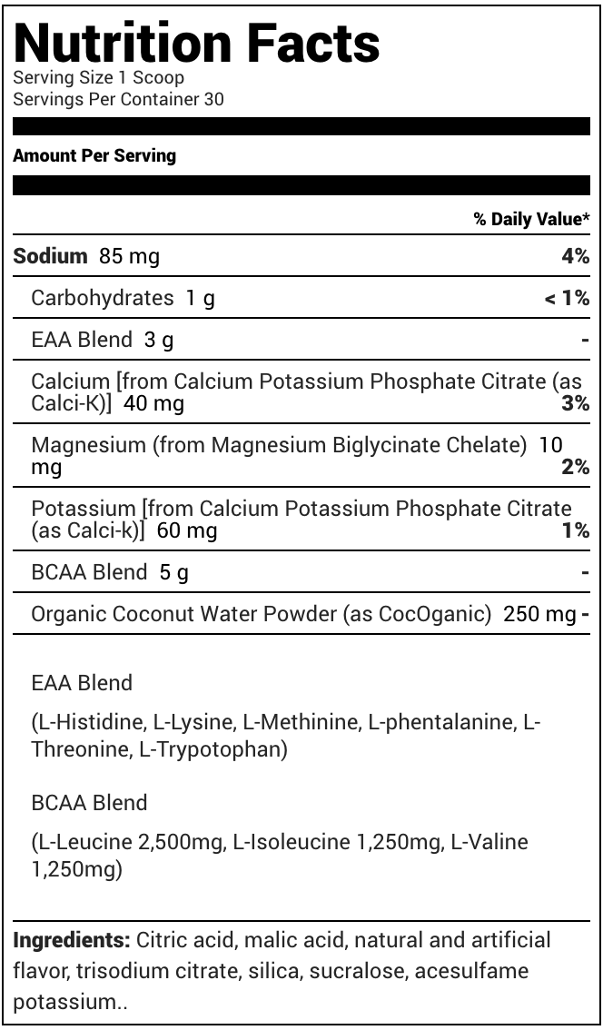 Ryse Supplements BCAA / EAA Cherry Limeade