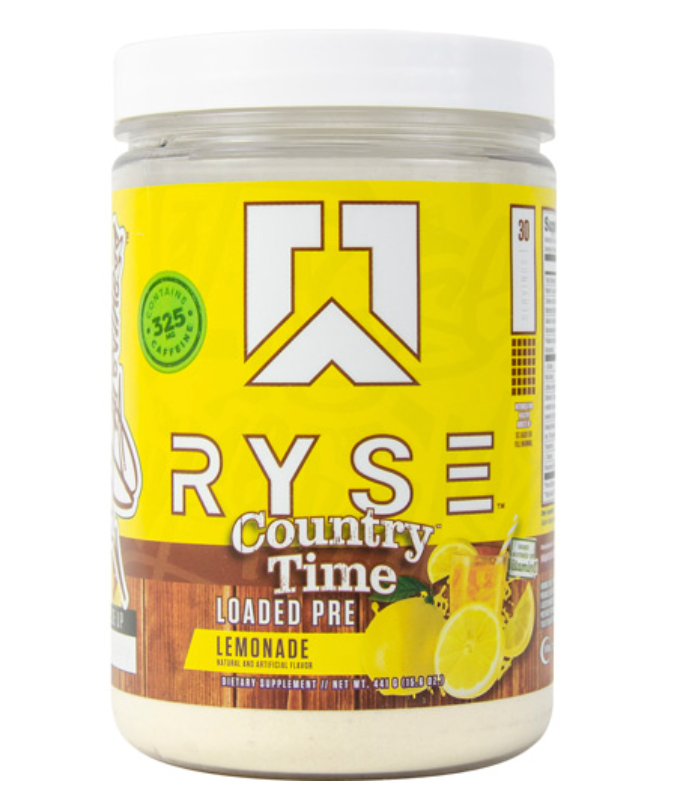 Ryse Supplements Loaded Pre-Workout Country Time Lemonade