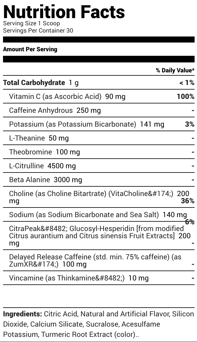 Ryse Supplements Loaded Pre-Workout Country Time Lemonade