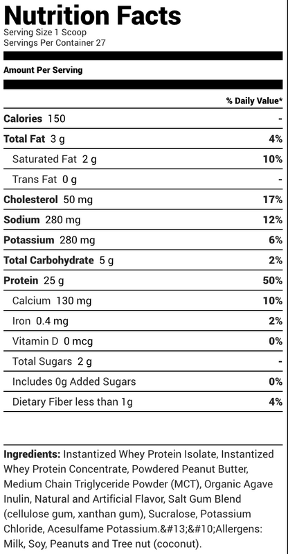 Ryse Supplements Loaded Protein Skippy Peanut Butter
