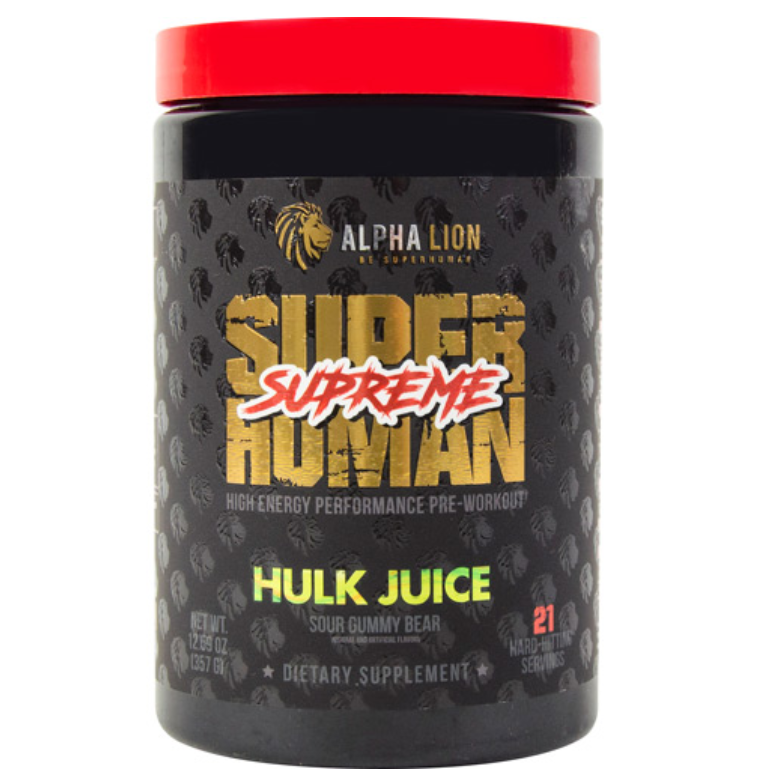 Alpha Lion Superhuman Supreme Hulk Juice Sour Gummy Bear