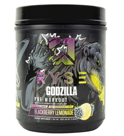 Ryse Supplements Pre-Workout Godzilla Blackberry Lemonade