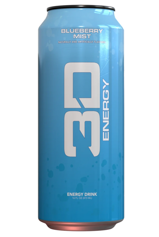 3D Energy Drink 12pk Blueberry Mist