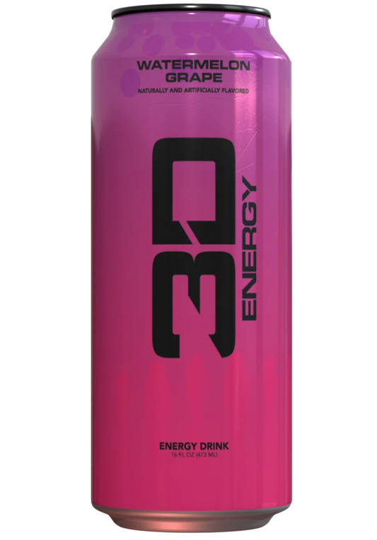 3D Energy Drink 12pk Watermelon Grape
