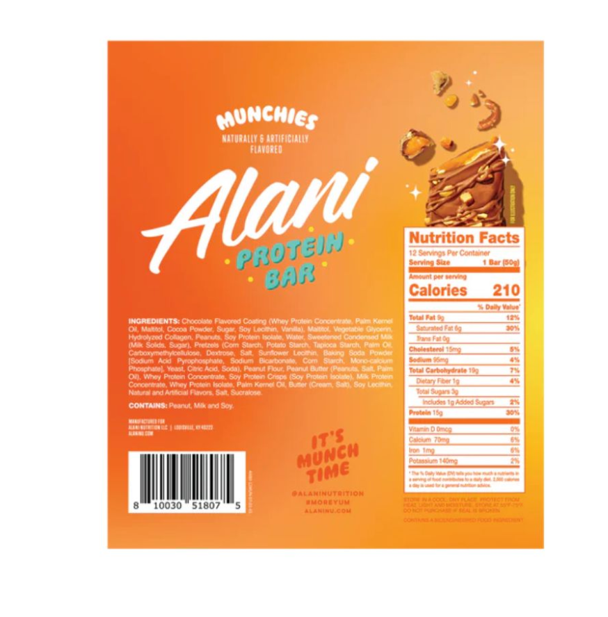 Alani Nu Protein Bar 12 Bars