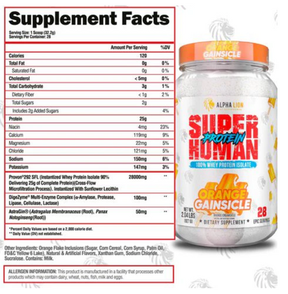 Alpha Lion Superhuman Protein