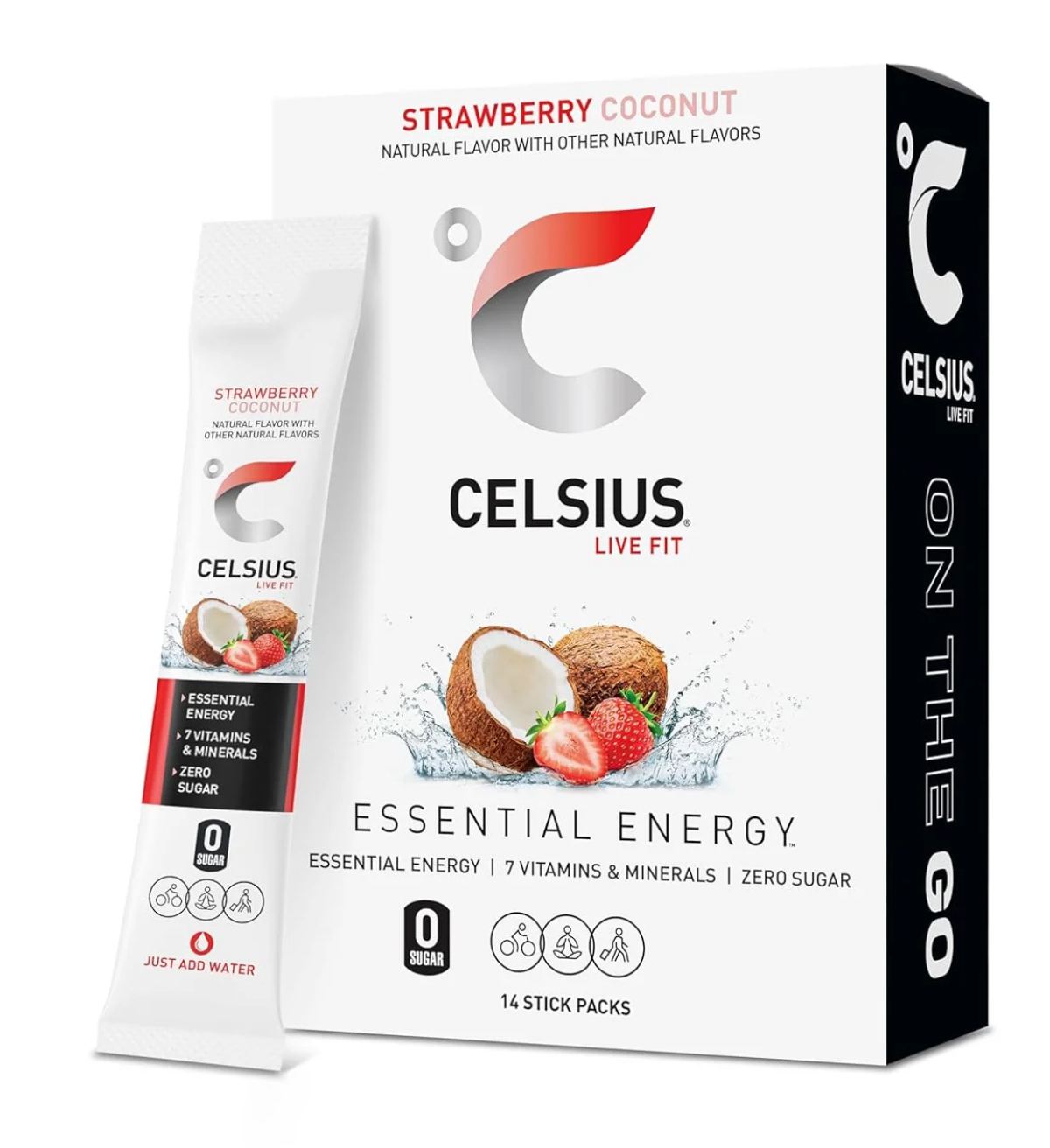 Celsius On-The-Go Sticks | Energy Drink Powder Packets
